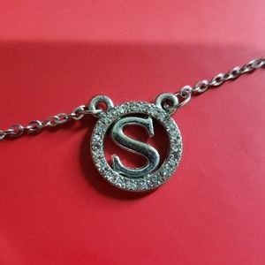 Initial S necklace